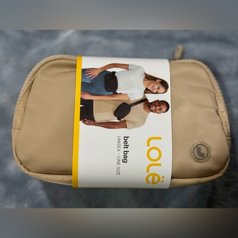 Lolë Unisex Belt Bag - Tan